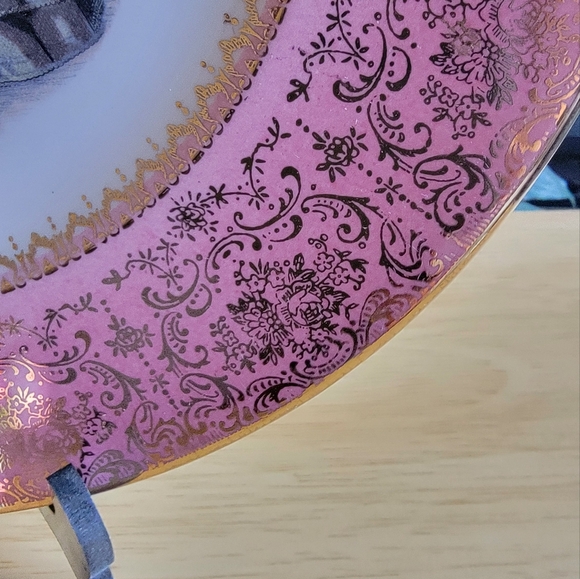 IMPERIAL SALEM 23Karart Gold Serving Plate. VINTAGE - Picture 4 of 7